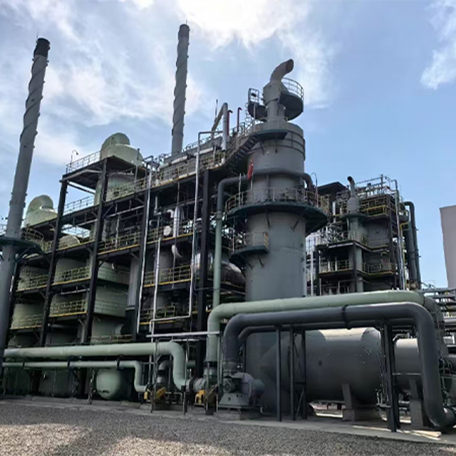 Exhaust gas direct-fired furnace high temperature oxidation combustion